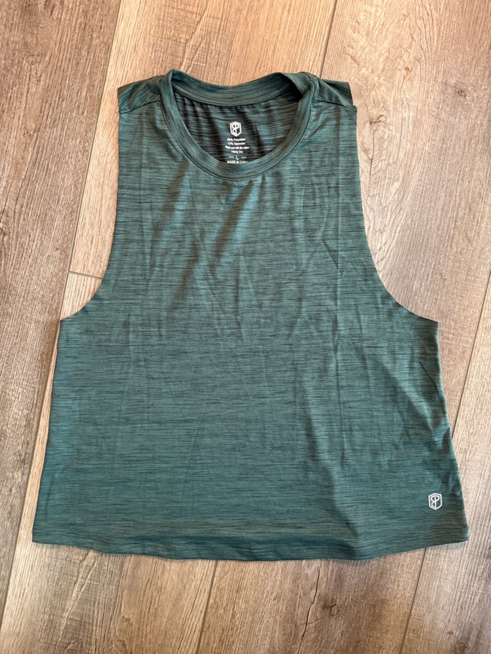 Born Primitive Performance Sleeveless Tank Top in Heathered Dark Green Large